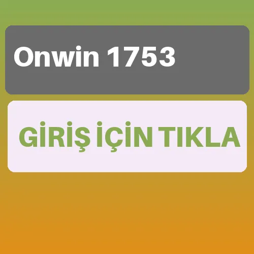 Onwin Mobil giriş yap